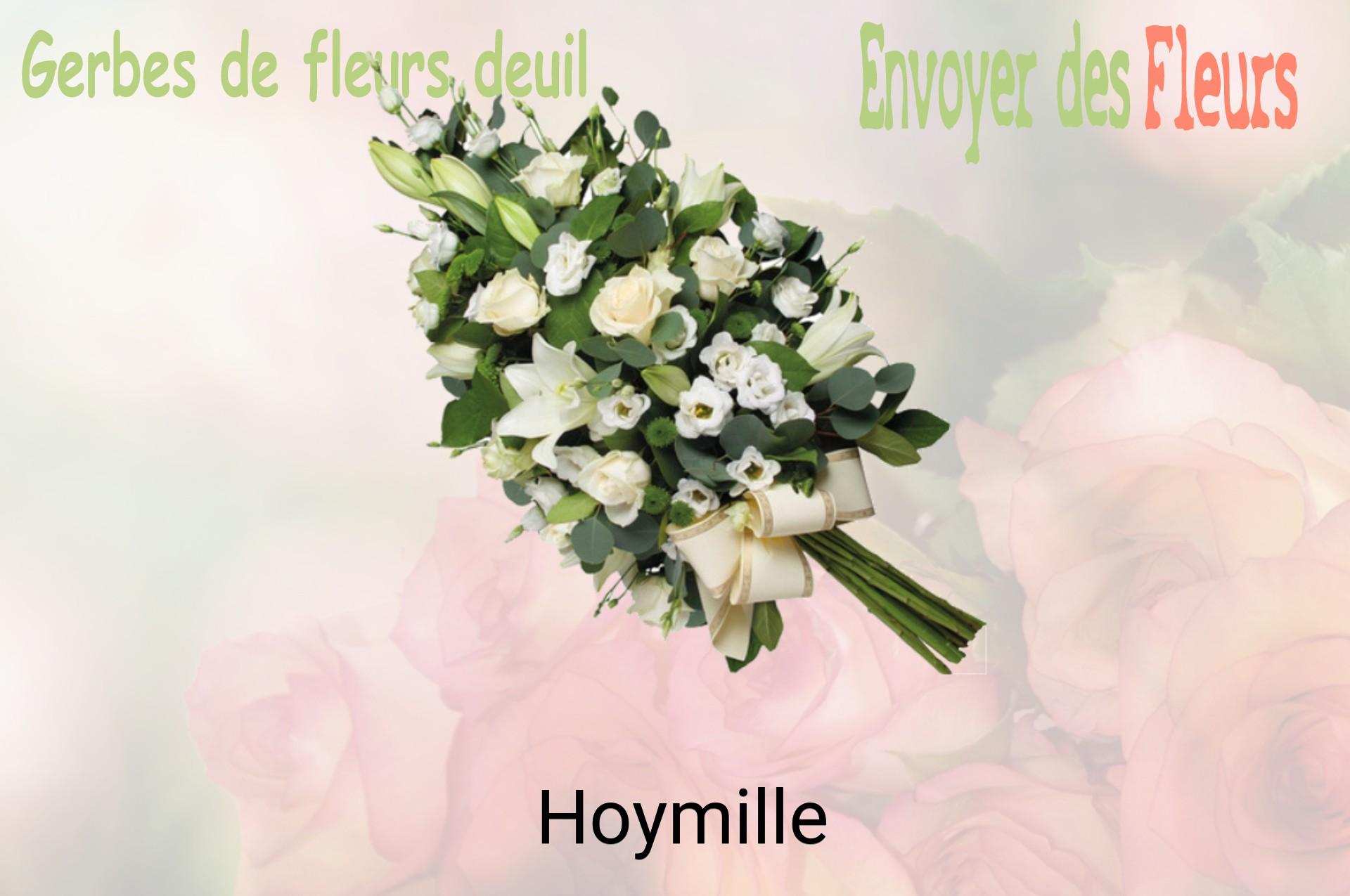 Gerbe de fleurs de deuil livrée à Hoymille